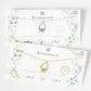 Teardrop Butterfly Bridesmaid Pendant Necklace