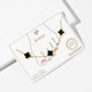 Lucky Charm Four-Leaf Clover Station Anklet - Multiple Color