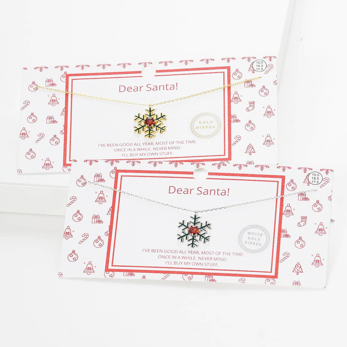 Gold Plated Snowflake Necklace