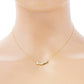 Gold Plated U-Shaped Necklace