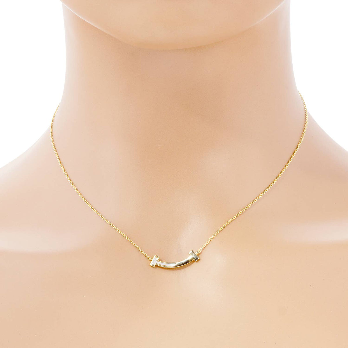 Gold Plated U-Shaped Necklace