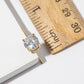 Round Cubic Zirconia Drop Earrings – Solitaire CZ on Lever