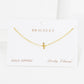 Gold Plated Initial Letter Bracelet