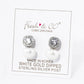 18K GOLD DIPPED PEARL DROP CUBIC ZIRCONIA STUD EARRINGS