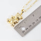 Gold Plated Teddy Bear Necklace