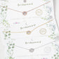 Bridesmaid Halo CZ Cluster Necklace
