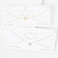 Gold Plated Round Brilliant Cut Necklace