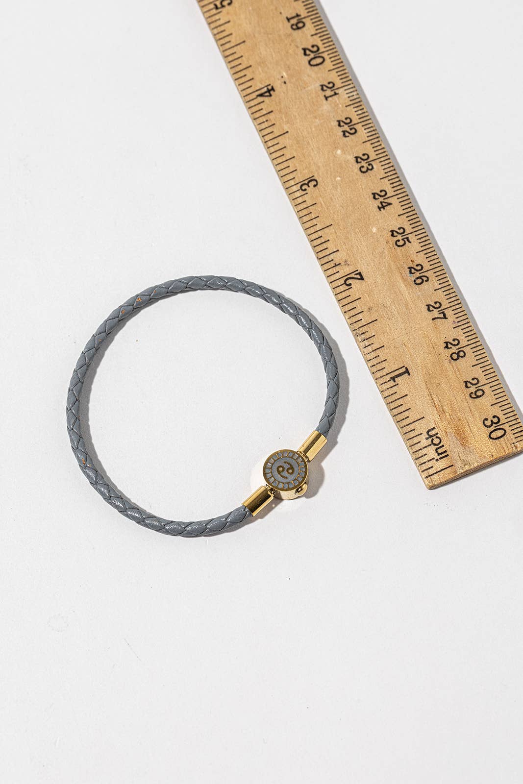 Zodiac Code Collection Braided Leather Charm Bracelet