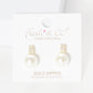 Gold Freshwater Pearl Huggie Earrings