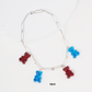 Multicolor Beaded Gummy Bear Necklace