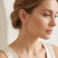 Gold Mini Threader Ear Climber Earrings