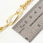 Interlocking Oval and HardWear Links Wheat-Chain Necklace