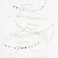 Gold Plated Chain w/ Round Charm Necklace