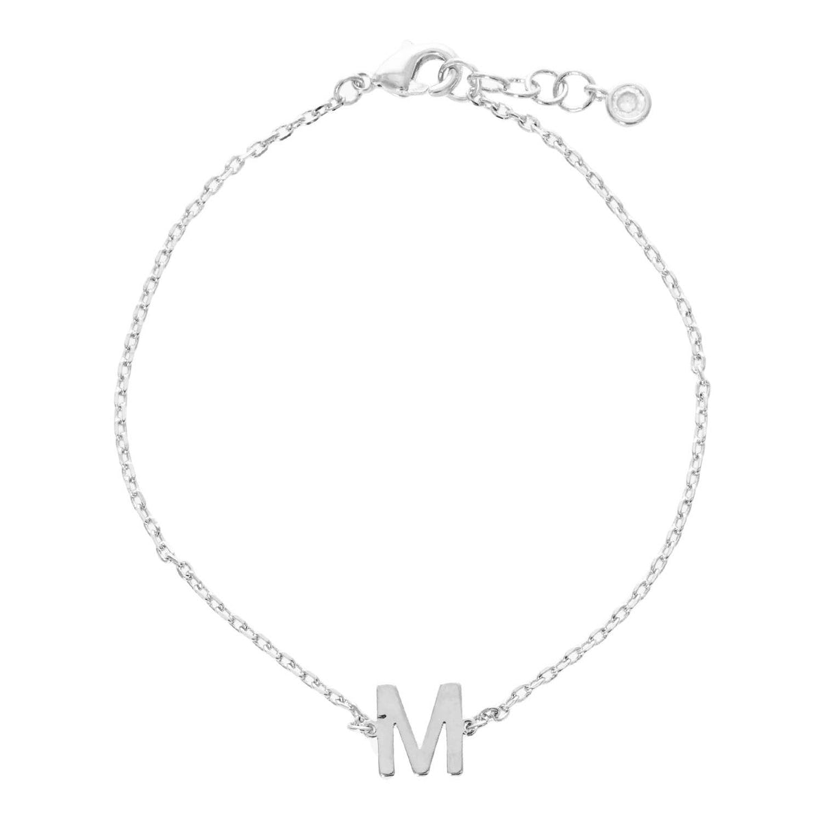 Gold Plated Initial Letter Bracelet