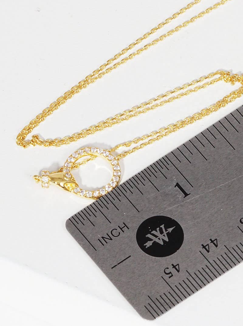Gold Plated Swarovski Symbolic Necklace