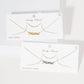 Gold Plated Script Letter Mama Necklace