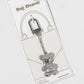 Cubic Zirconia Teddy Bear Bag Charm & Keychain