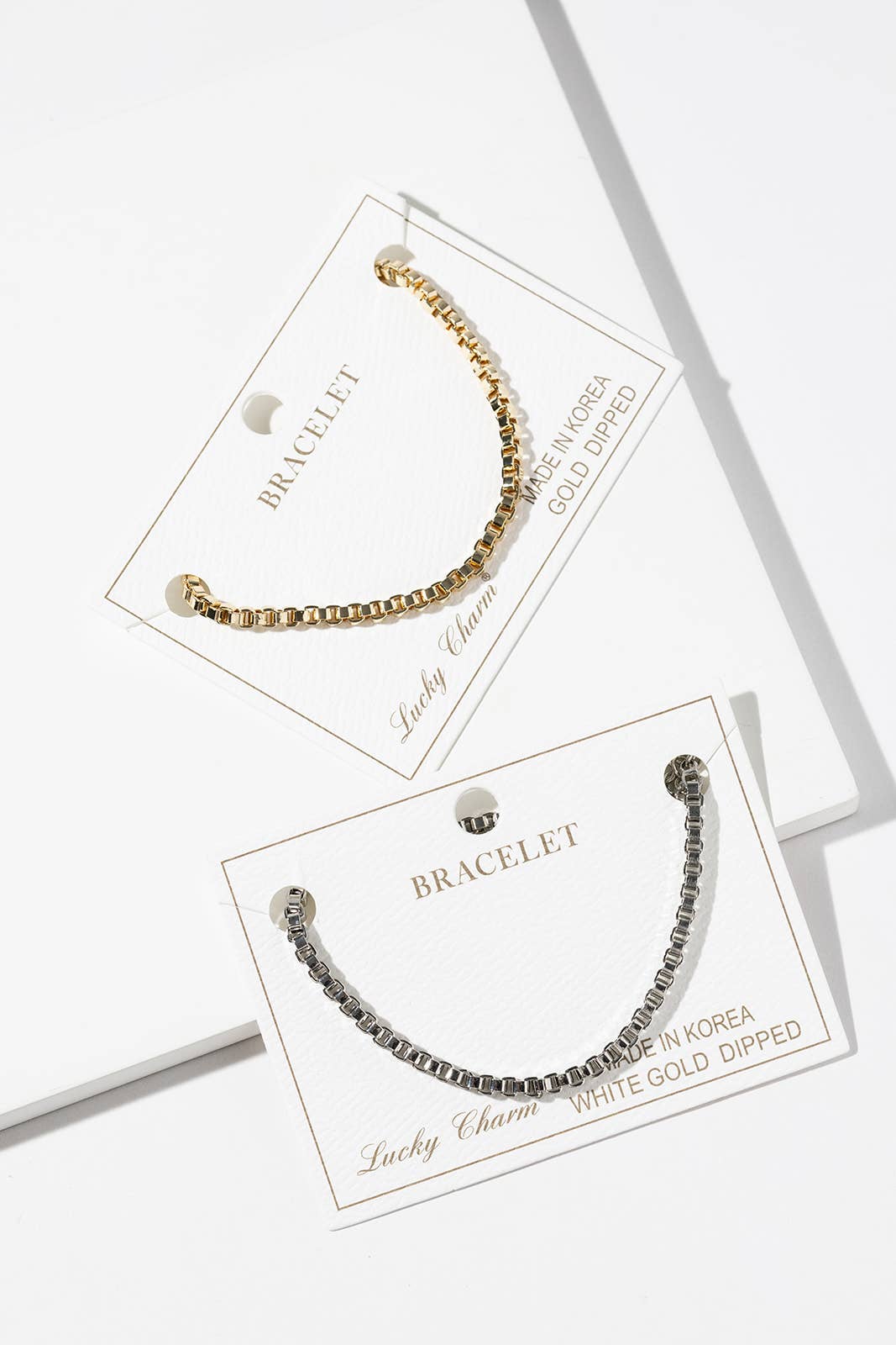 Minimalist Venetian Box Chain Bracelet