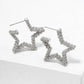 Sparkling Star Textured Stud Earrings