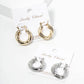 Twisted Hoop Earrings