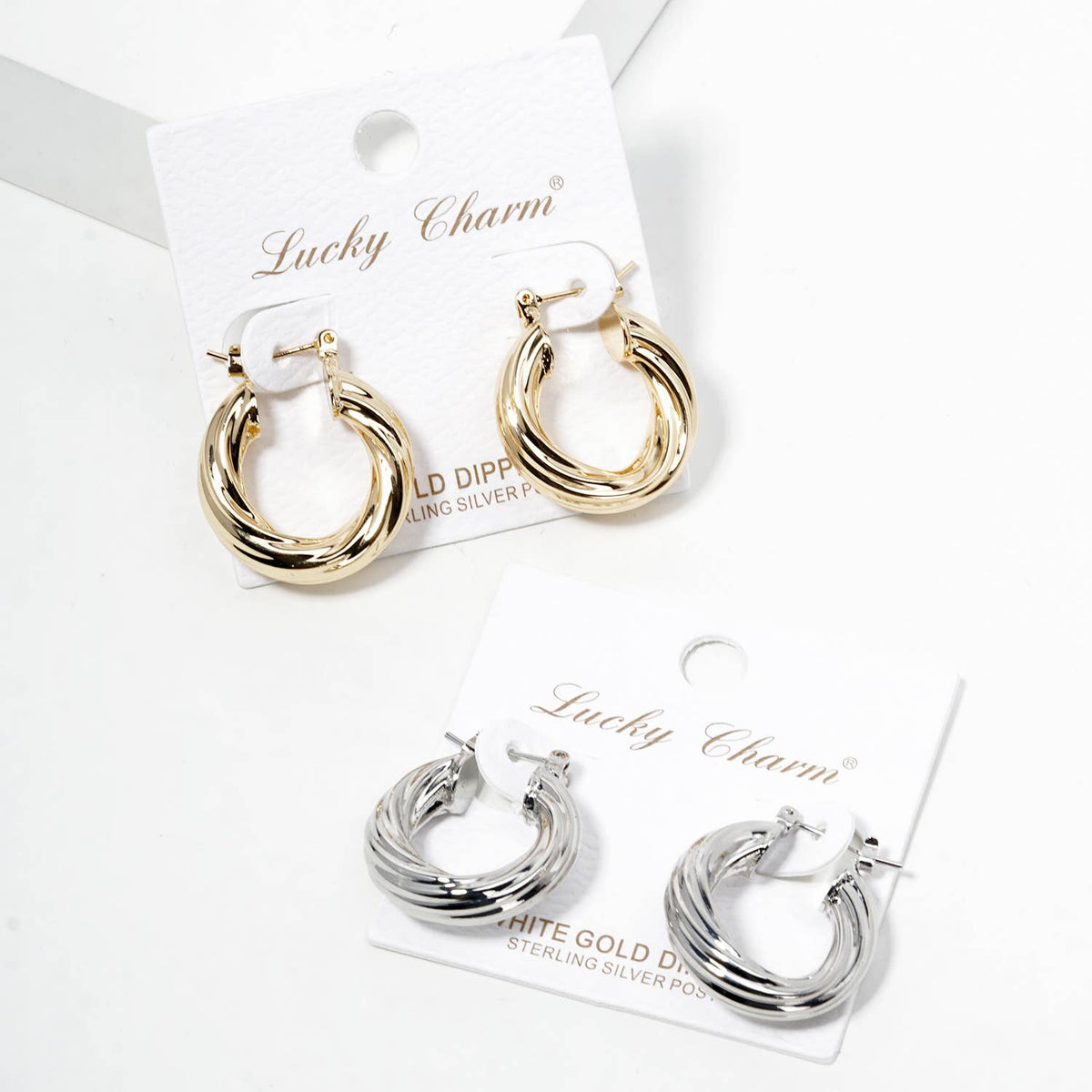 Twisted Hoop Earrings