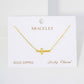 Religious-Theme Sideways Cross Chain Bracelet