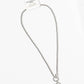Birthstone Pendant Necklace – Gold-Dipped Ball Chain