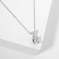 Minimalist Criss-Cross Teardrop Pendant Necklace