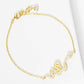 Minimalist Pavé Snake Charm Bracelet