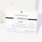 Inspirational Messages "Hope" Tube Bar Bracelet