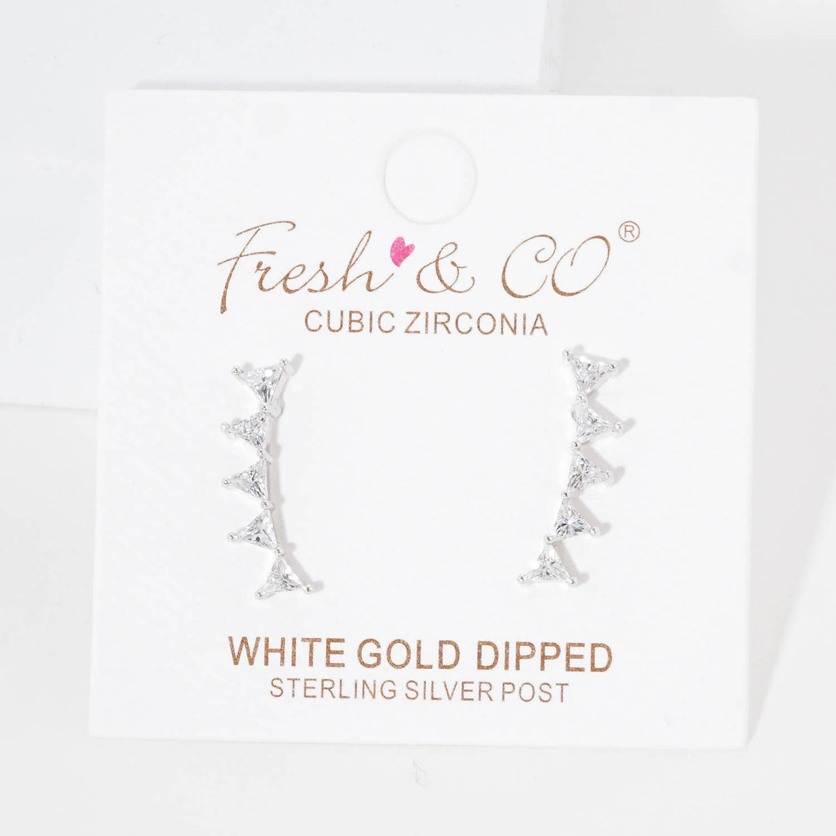 Gold Spike Ear Jacket Earrings