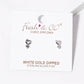 18KGold Dipped CZ Stone Drop Heart Stud Earrings