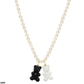 Multicolor Beaded Gummy Bear Pearl Necklace