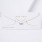 Gold Gigi Text Necklace
