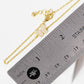 Pave Butterfly Charm Chain Bracelet