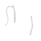 Gold Mini Threader Ear Climber Earrings