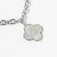 Clover Charm Bracelet with Easy-Wear Magnetic Clasp