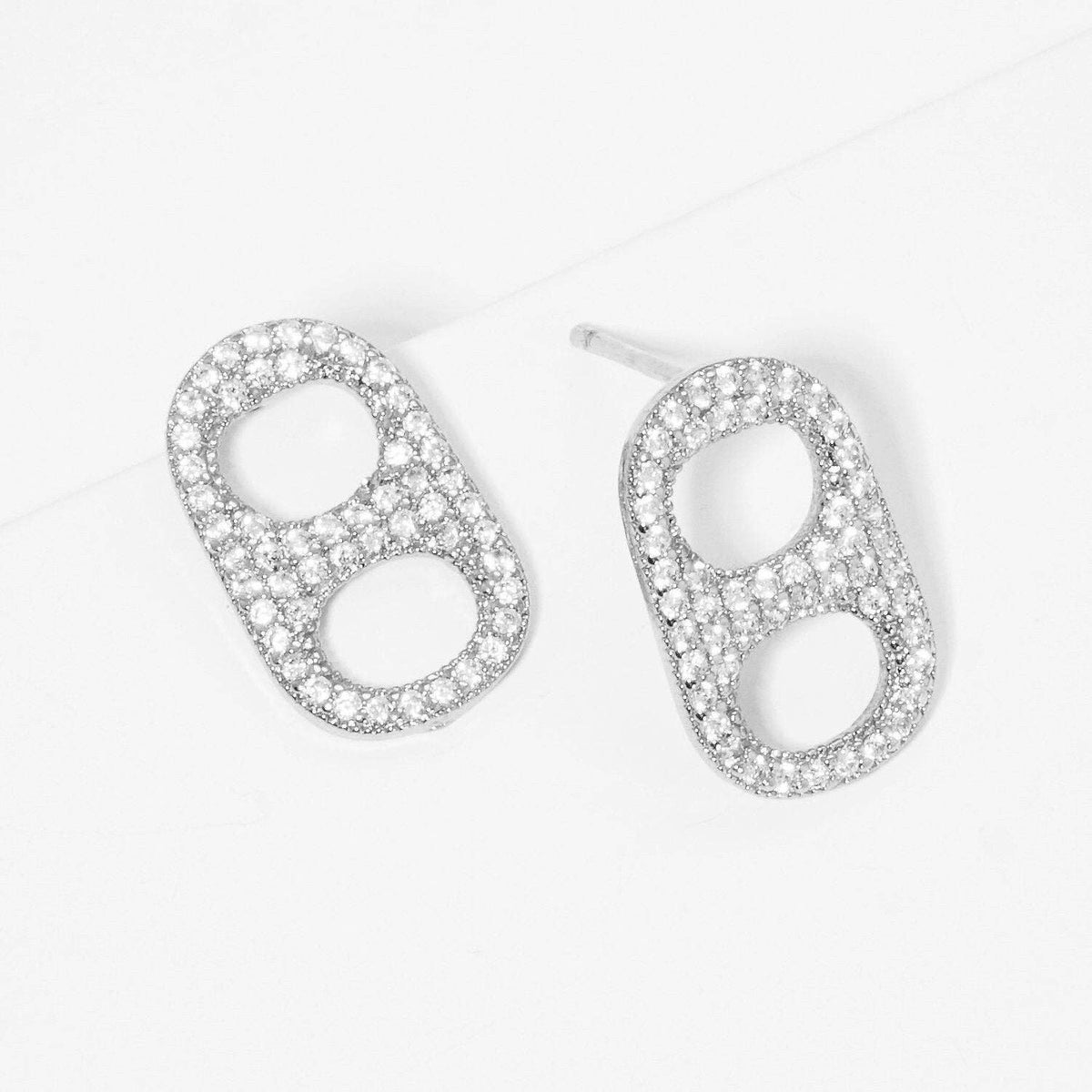 Gold Plated Soda Cap Earrings
