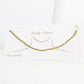 Gold Plated Multicolor Beaded Necklace