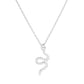 Gold Snake Warp Necklace