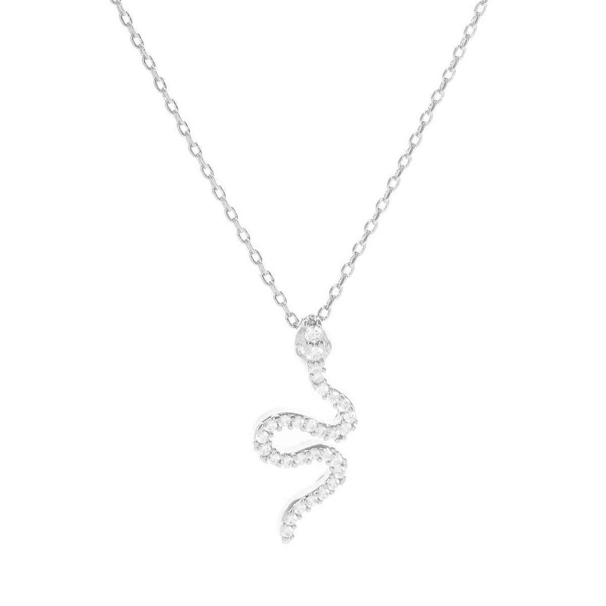 Gold Snake Warp Necklace