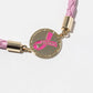 Pink Ribbon Fighter Coin Bracelet