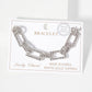 Twisted U-Link Chain Bracelet
