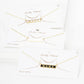 Gold Plated Mini Bar MAMA Necklace