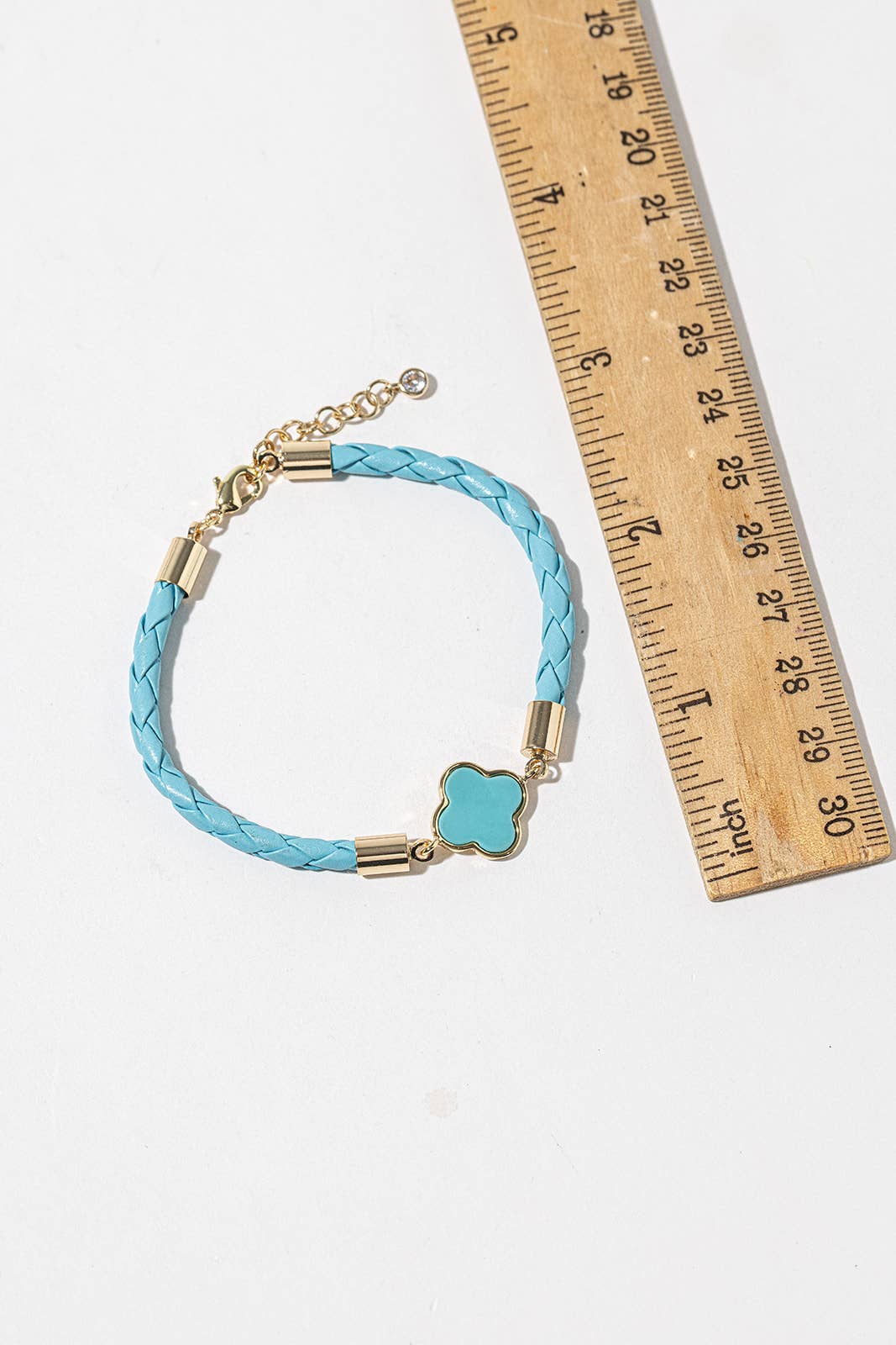 Clover Luck Braided Cord Bracelet