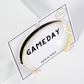 18K GOLD DIPPED ENAMEL COLOR GAME DAY CUFF BRACELET