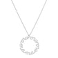Gold Plated Round Mama Script Necklace