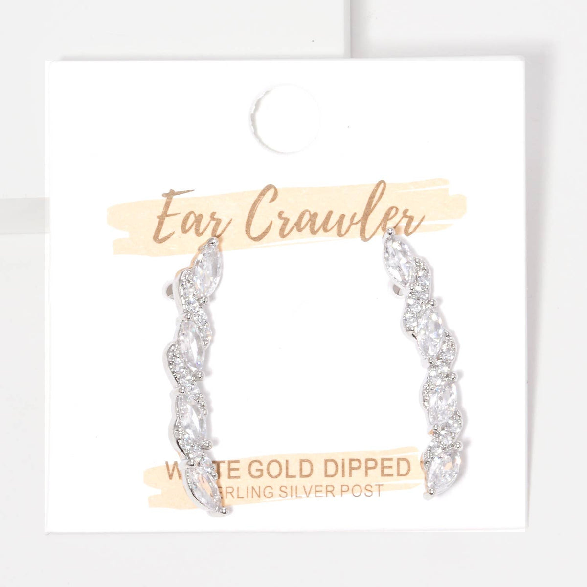 Marquise Crystal Ear Crawlers