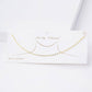 Gold Simple Chain Link Necklace