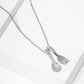 Minimalist Dipped Gold Spoon and Fork Charm Necklace